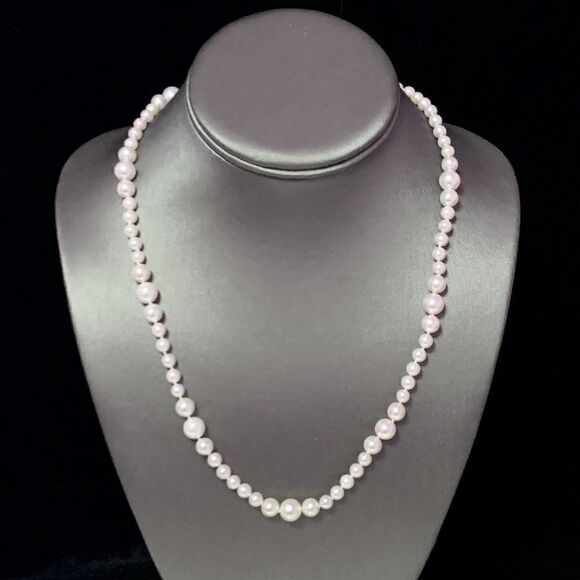 Akoya Pearl Necklace 14k Yellow Gold 19.5" 8.5 mm Certified $3,950 114446 - Picture 9 of 11